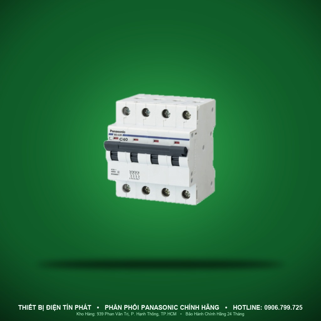BBD440CNV - BBD440CNV – MCB 4P, 40A, 6kA – Panasonic