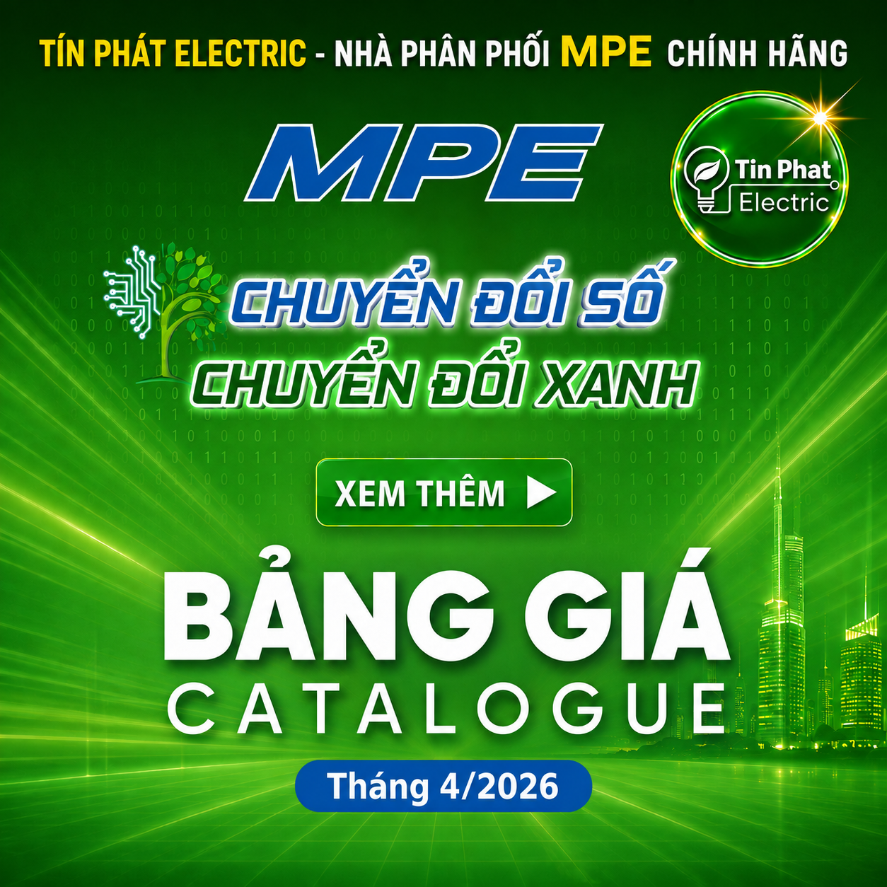 Bảng Giá LED Panel Âm Trần MPE Series RPL3 7W – 12W