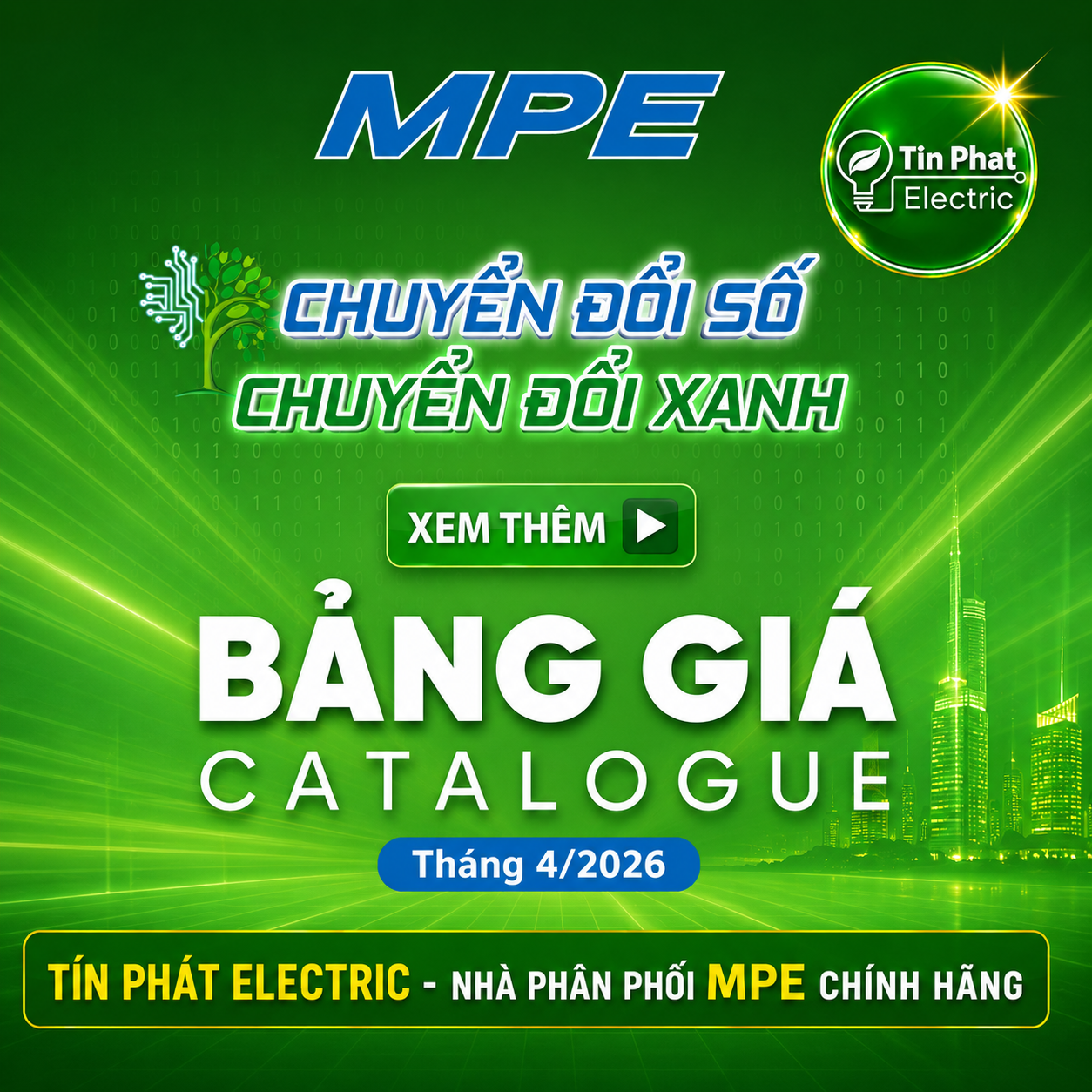 Bảng Giá LED Panel Âm Trần MPE Series SPL/DIM 6W – 24W