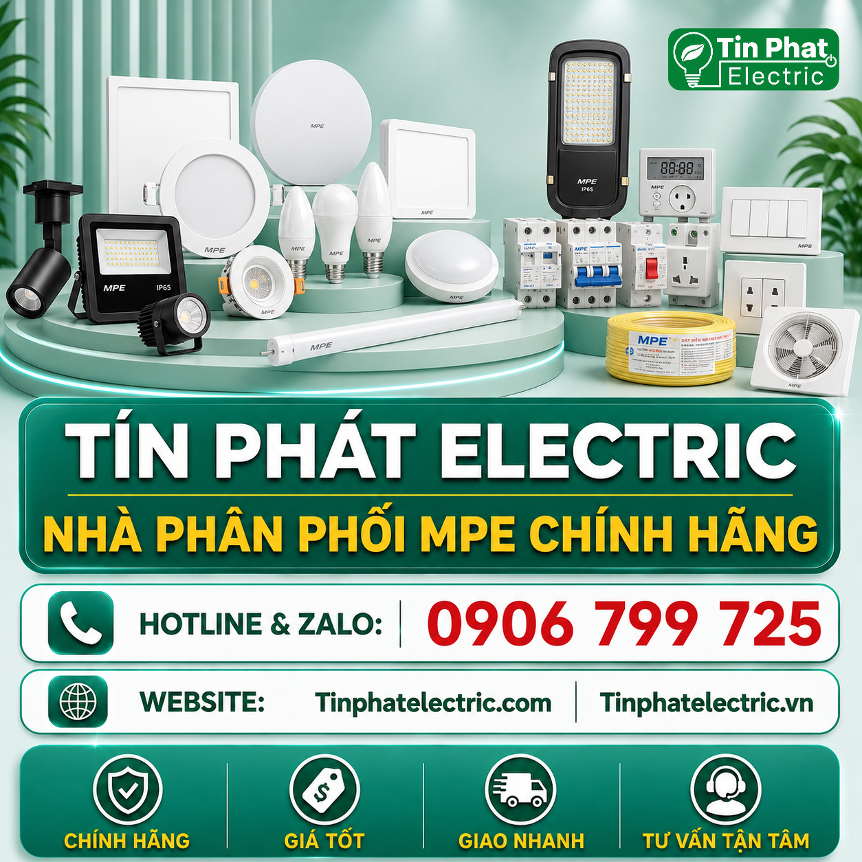 Bảng Giá LED Tube MPE Series MNT