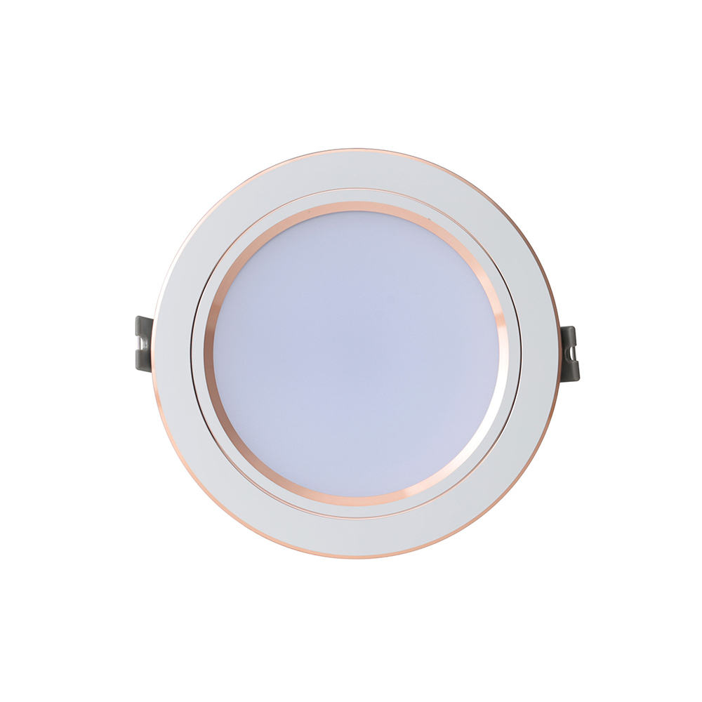 D AT10L 110/9W - Đèn LED Âm trần Downlight 110/9W Viền Vàng