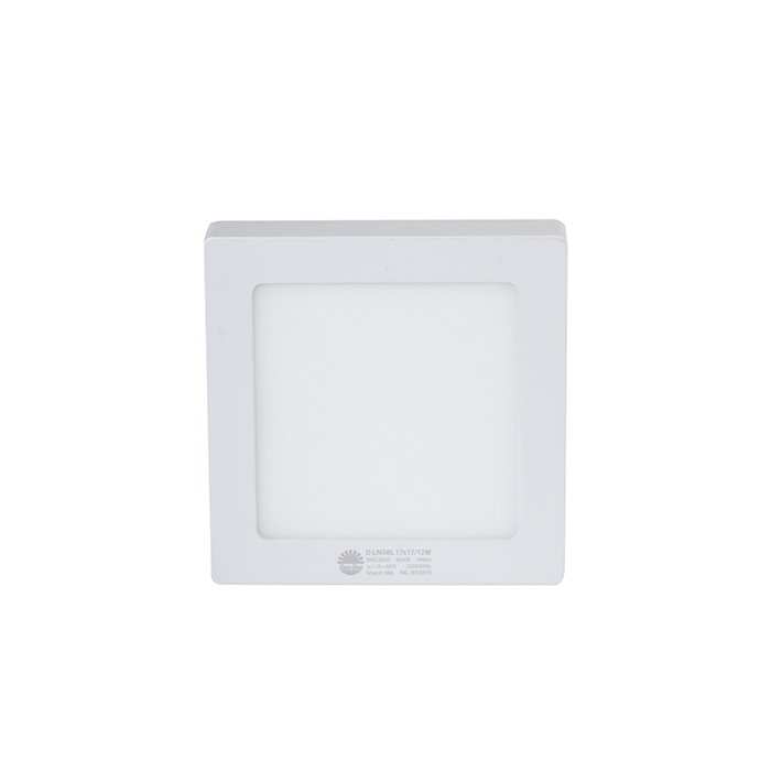 D LN08L 17x17/12W - Đèn LED Ốp trần Vuông 12W Rạng Đông