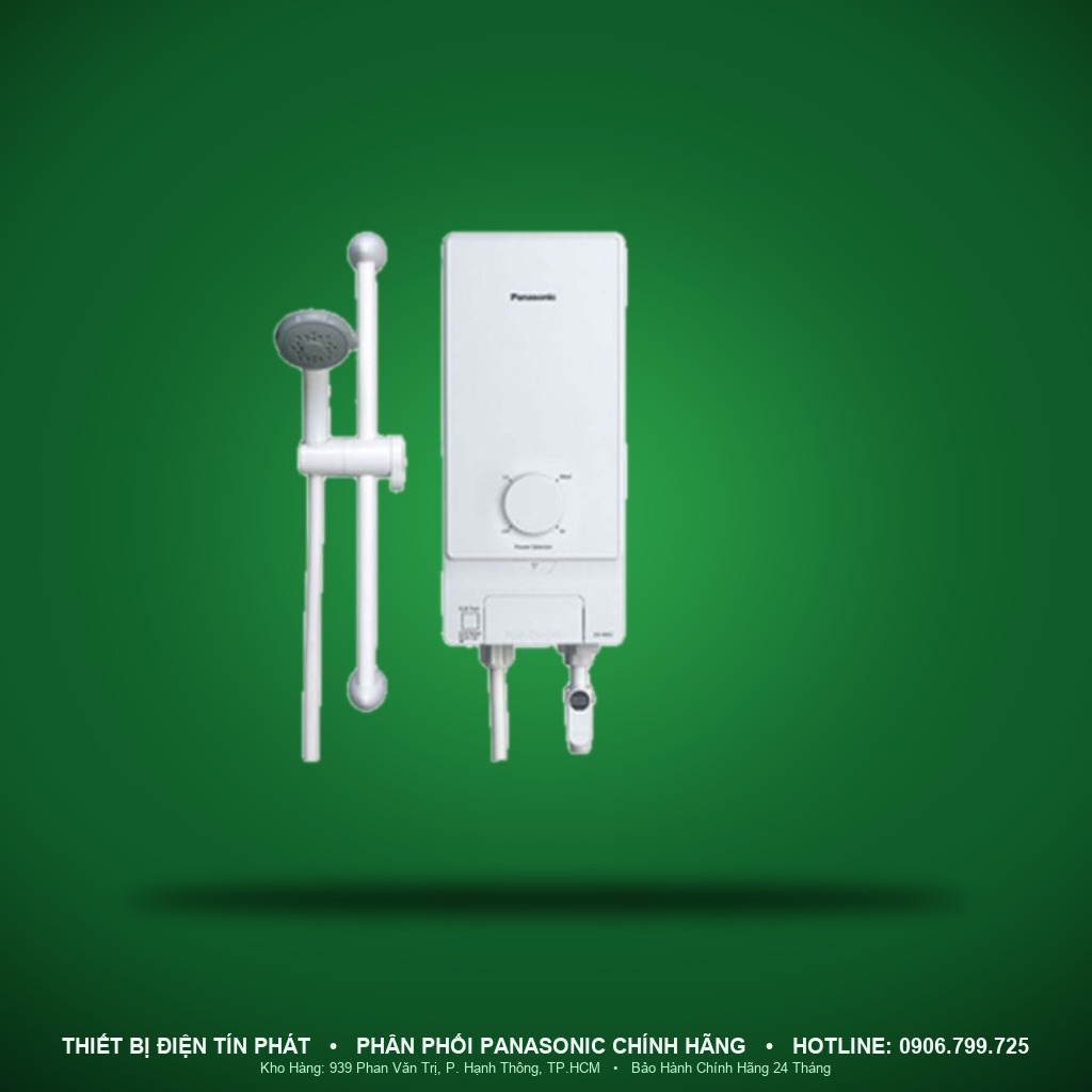 DH-4MS1VW - DH-4MS1VW – Máy nước nóng trực tiếp Tiêu chuẩn Series không bơm trợ lực, 4,5kW, màu trắng, Nút vặn điều chỉnh nhiệt độ – Panasonic