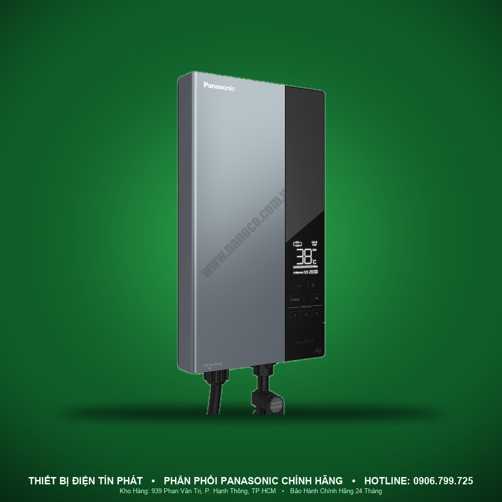 DH-4UD1VZ - DH-4UD1VZ – Máy nước nóng trực tiếp U Series không bơm trợ lực, 4,5kW, màu đen xám, Nút vặn điều chỉnh nhiệt độ – Panasonic