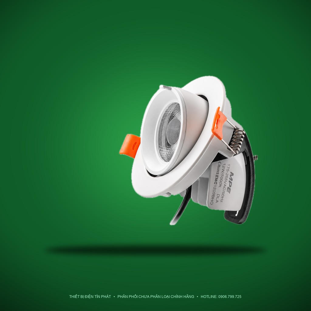 DLA-12T (Đèn led downlight điều chỉnh góc 12W AST)