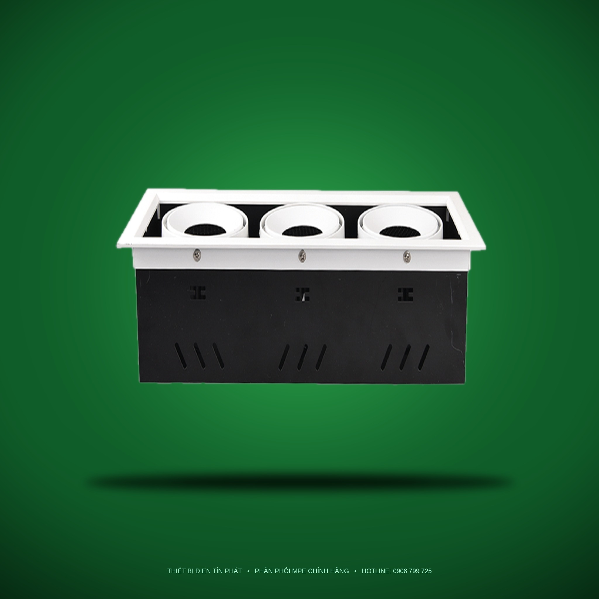DLS-320T (Đèn led downlight vuông 3x20W AST)