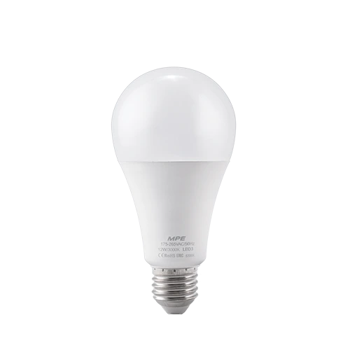 Đèn LED Bulb chống ẩm MPE 12W ánh sáng vàng LBD3-12V