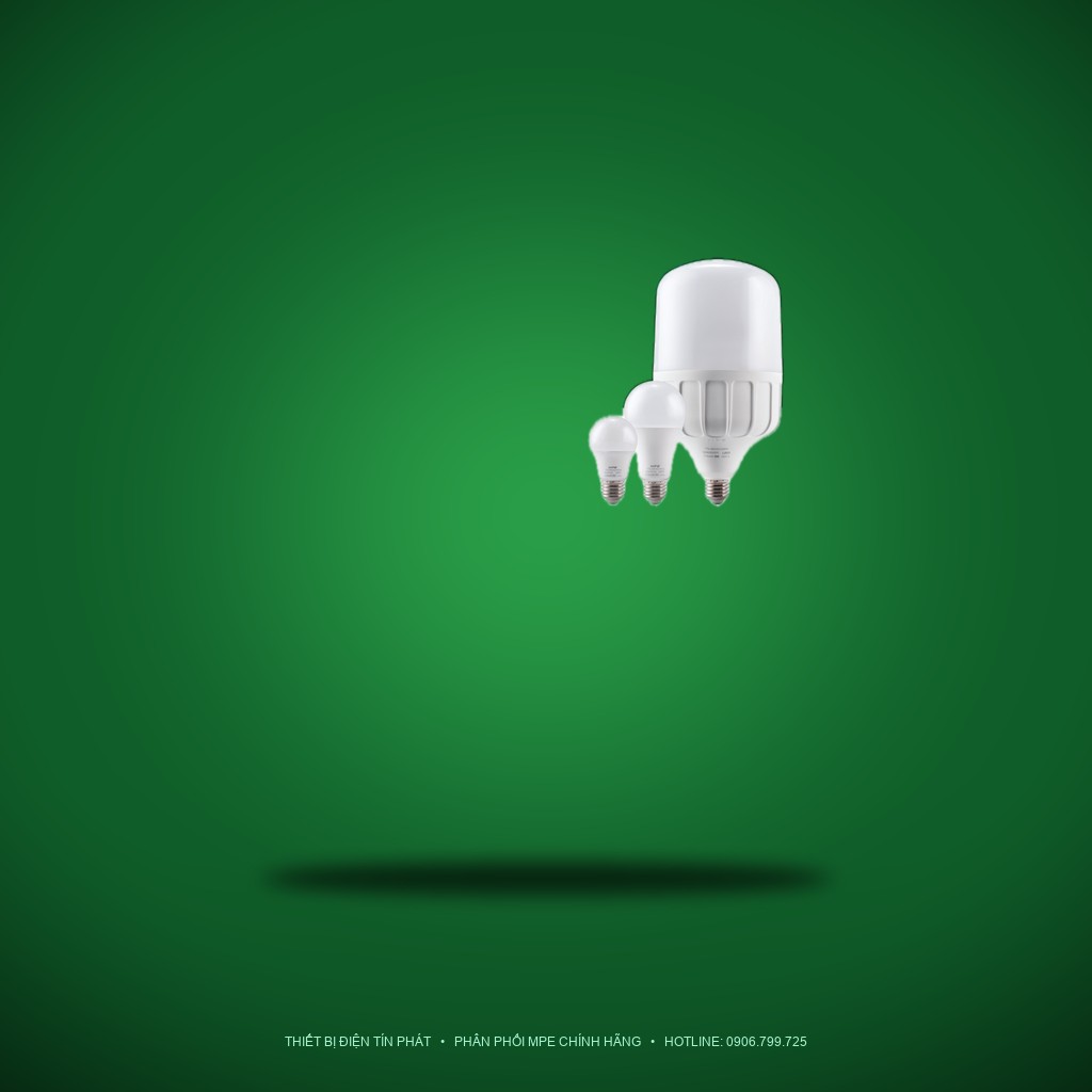 Đèn LED Bulb chống ẩm MPE 7W ánh sáng trắng LBD3-7T
