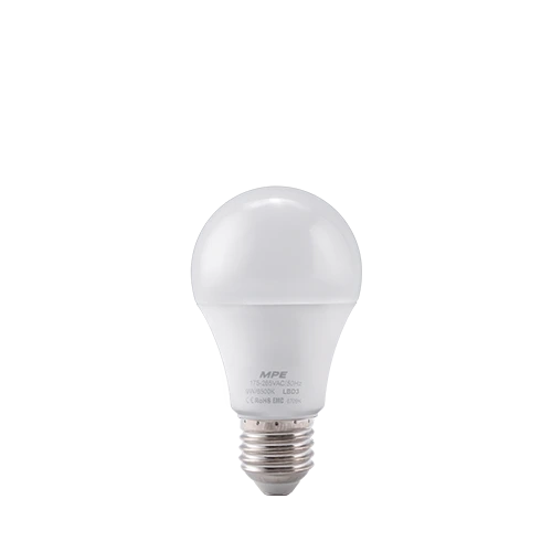Đèn LED Bulb chống ẩm MPE 9W ánh sáng trắng LBD3-9T