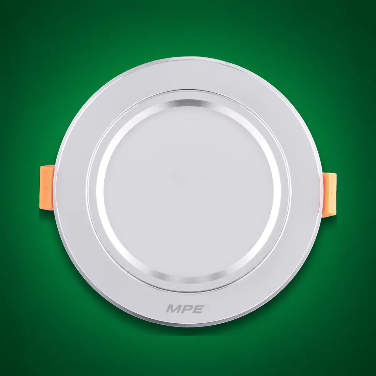 Đèn LED Downlight âm trần viền bạc MPE 5W 3 chế độ màu DLB-5/3C