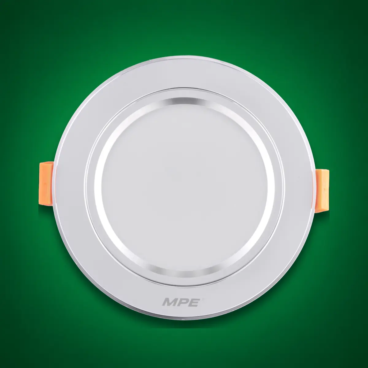 Đèn LED Downlight âm trần viền bạc MPE 7W 3 chế độ màu DLB-7/3C
