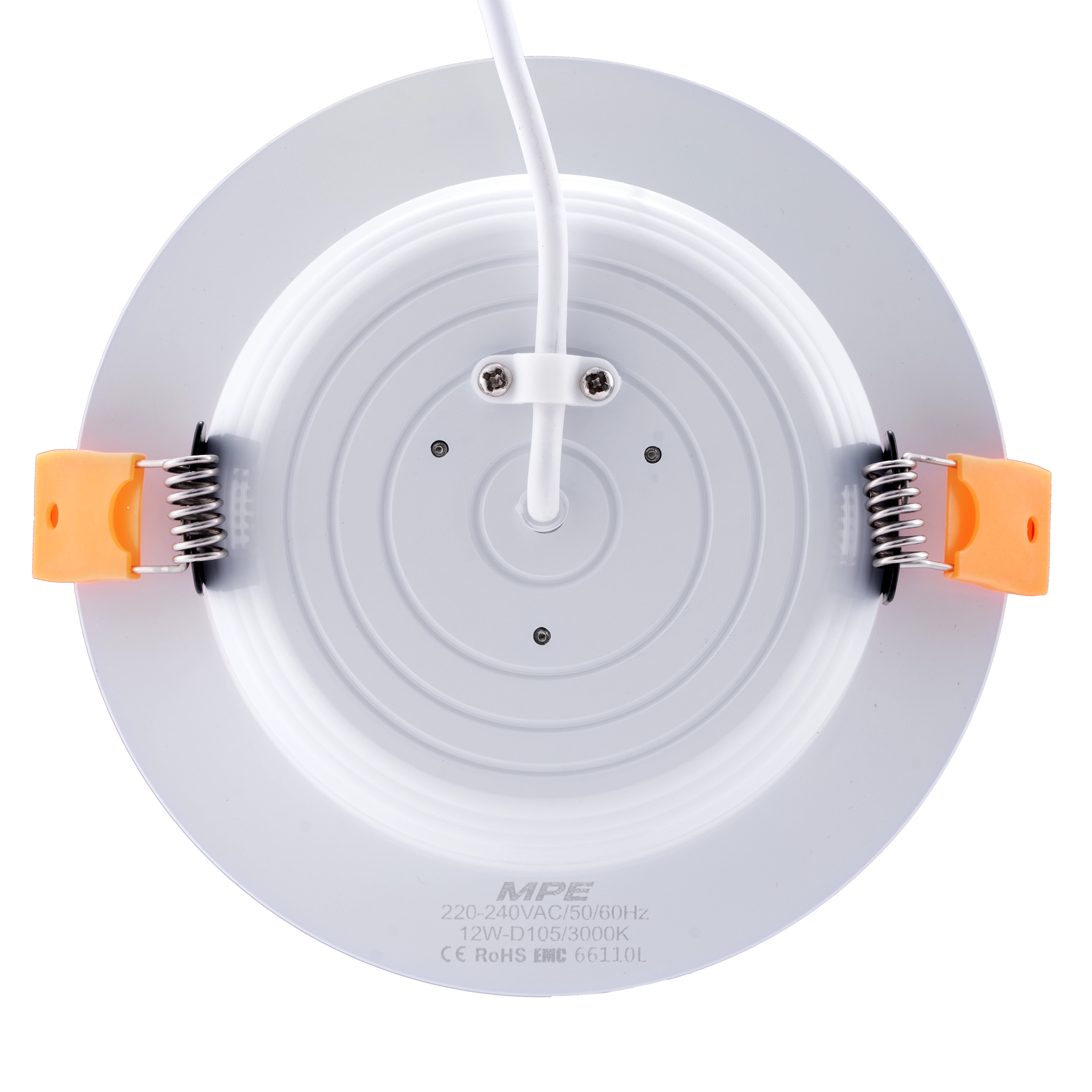 Đèn LED Downlight âm trần viền trắng MPE 12W 3 chế độ màu DLT-12/3C