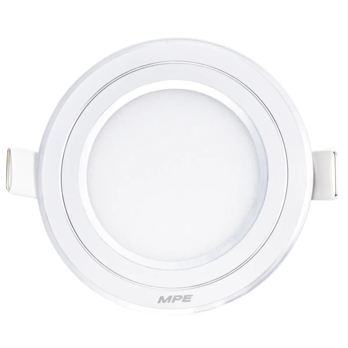Đèn LED Panel Âm Trần Nhôm Viền Bạc Mặt Tròn MPE RPL-7T/S 7W Ánh Sáng Trắng