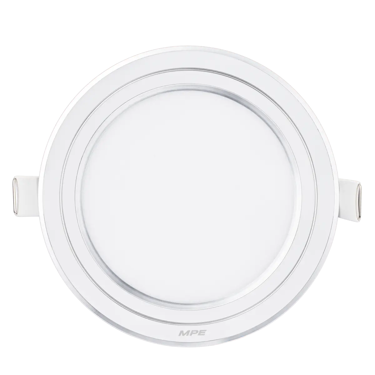 Đèn LED Panel Âm Trần Nhôm Viền Bạc Mặt Tròn MPE RPL-9T/S 9W Ánh Sáng Trắng
