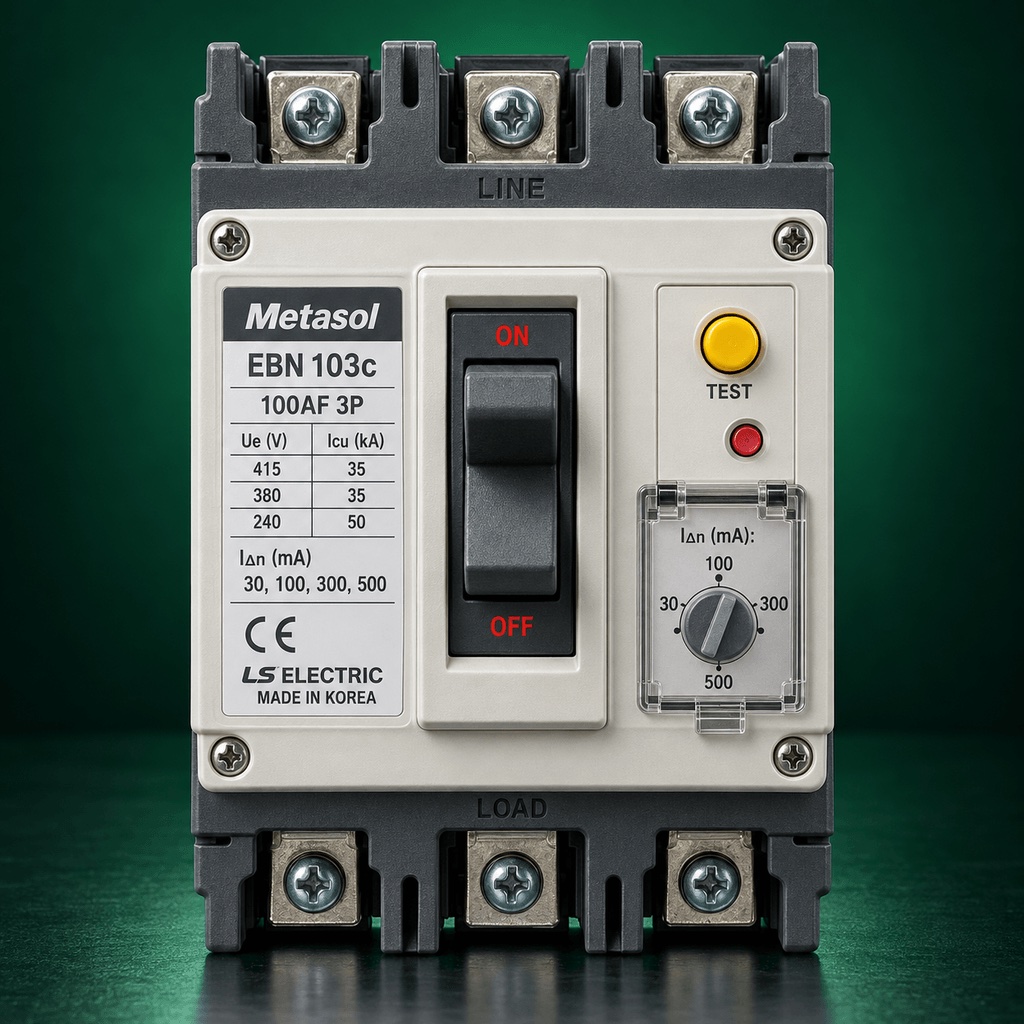 EBN404c-250A - EBN404c-250A – ELCB 4P 250A, Icu 37kA - LS