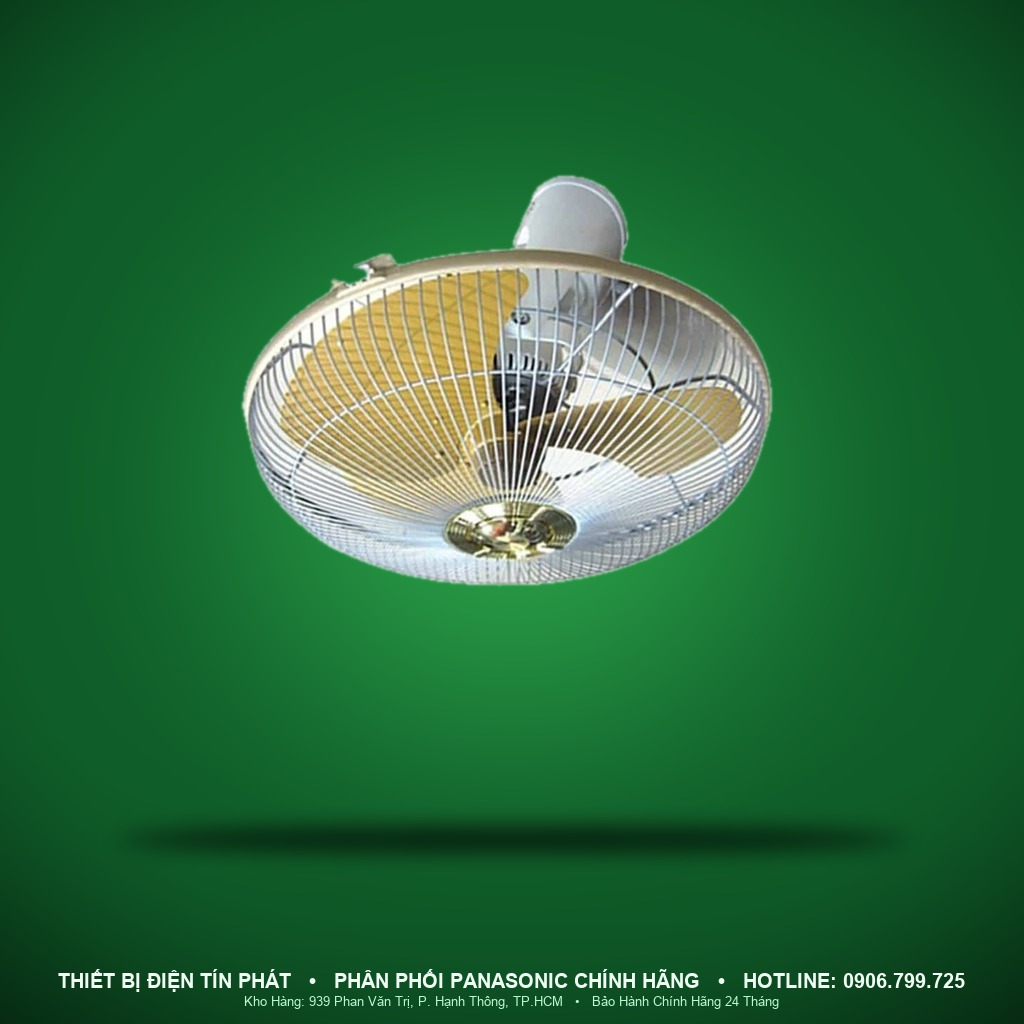 F-409QGO - F-409QGO – Quạt đảo trần, 45W, Ø40cm, màu vàng, Hộp số – Panasonic