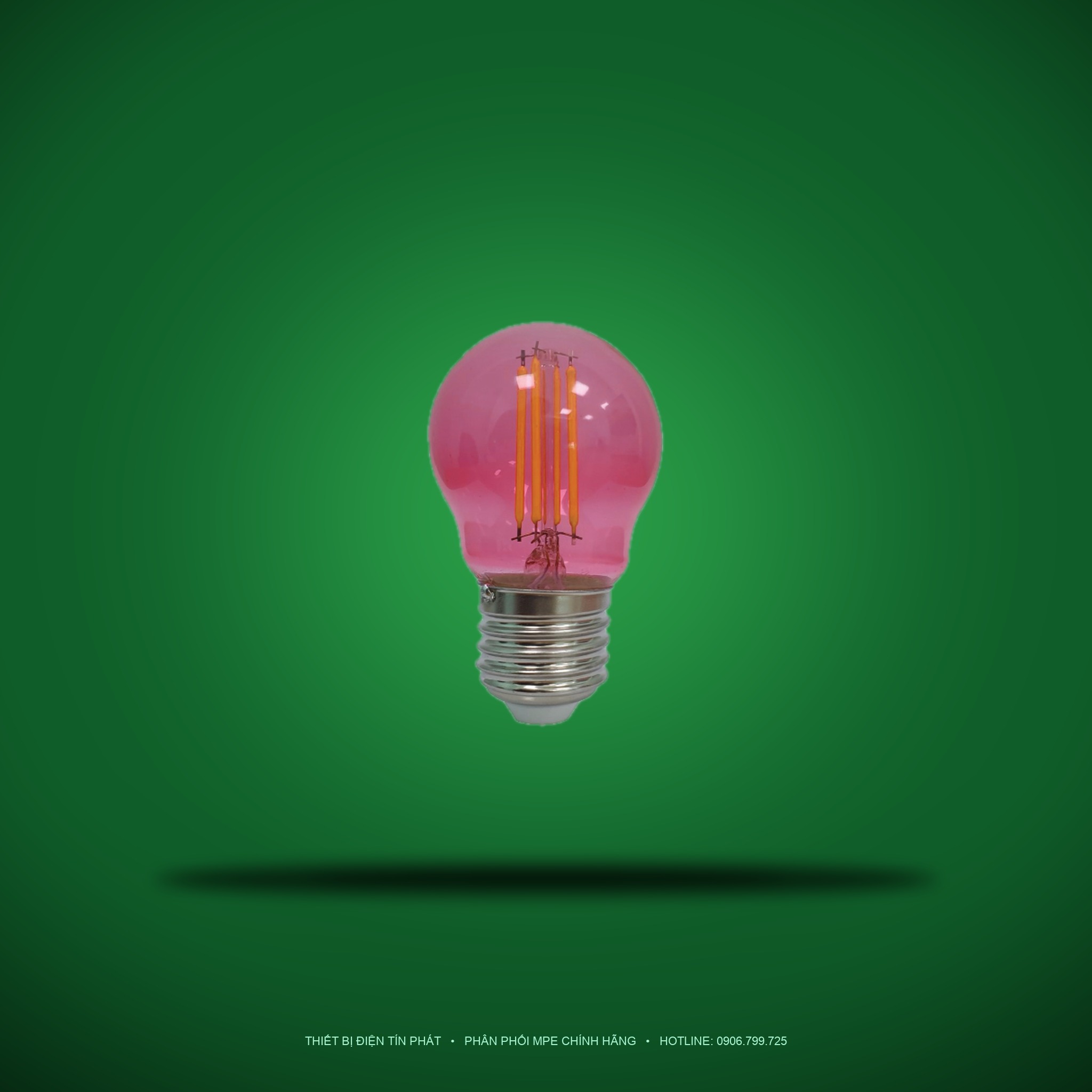 FLM-3RD (Đèn led Filament 2.5W màu đỏ)