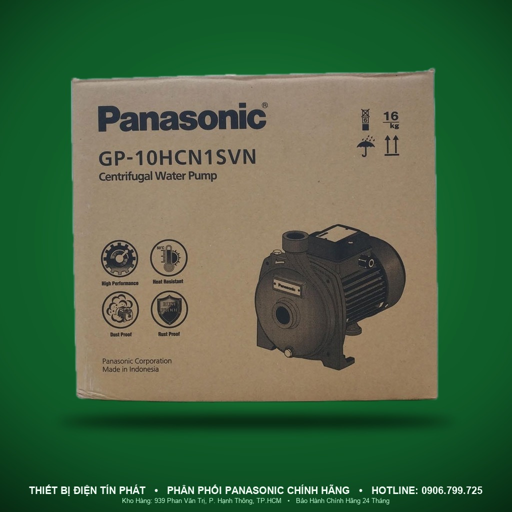 GP-10HCN1SVN - GP-10HCN1SVN – Máy bơm nước đẩy cao công suất lớn, 10–99L/phút, 750W (1HP) – Panasonic