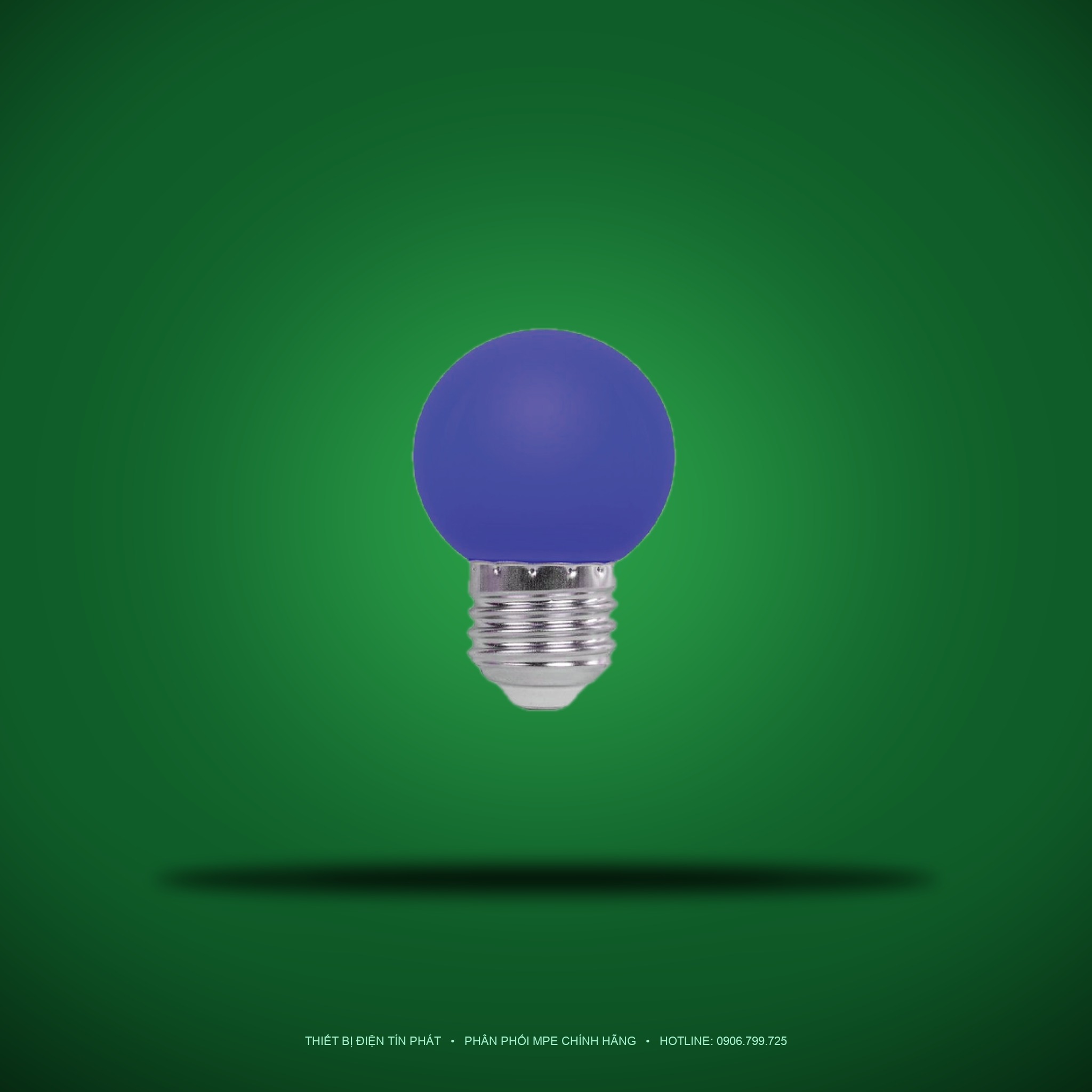 LBD-3BL (Đèn led bulb 1.5W màu xanh dương)