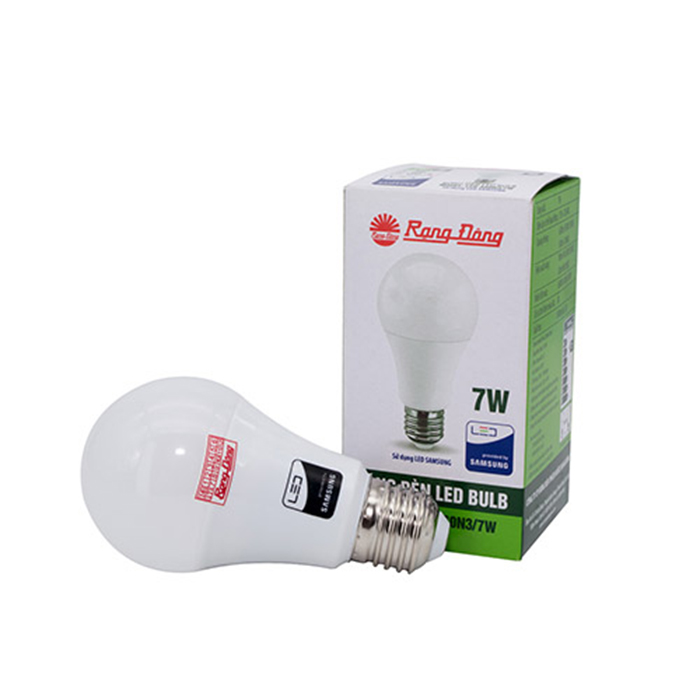 LED A60N3/7W - Bóng đèn LED BULB Tròn 7W Rạng Đông