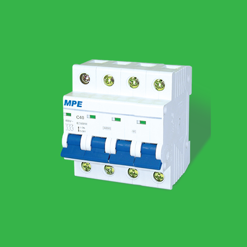 MP6-C410 (Cầu dao MCB 4P 10A 6kA)