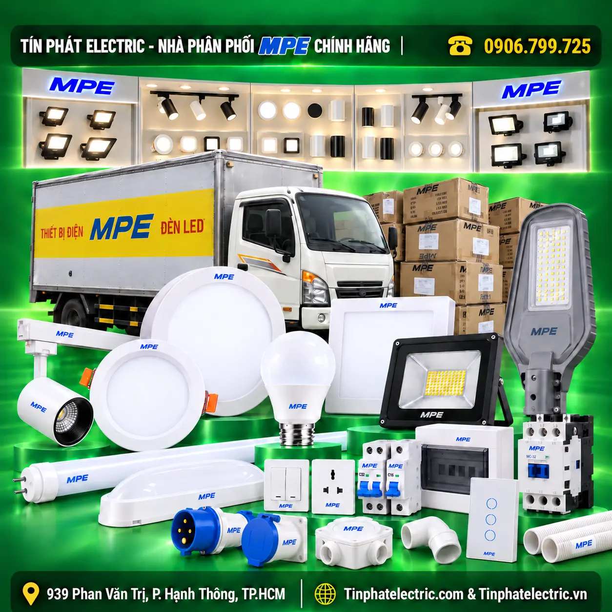 MWP136 - Máng đèn LED chống thấm 1.2m đơn