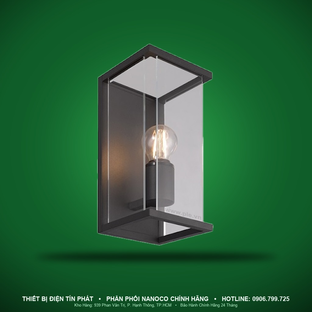 NBB1466 - NBB1466 – Đèn tường dùng bóng E27, chưa gồm bóng, IP54 - Nanoco