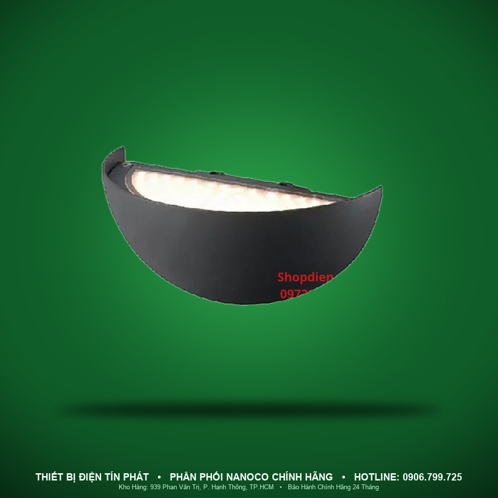NBL1951B - NBL1951B – Đèn tường 8W 3000K, IP54 - Nanoco