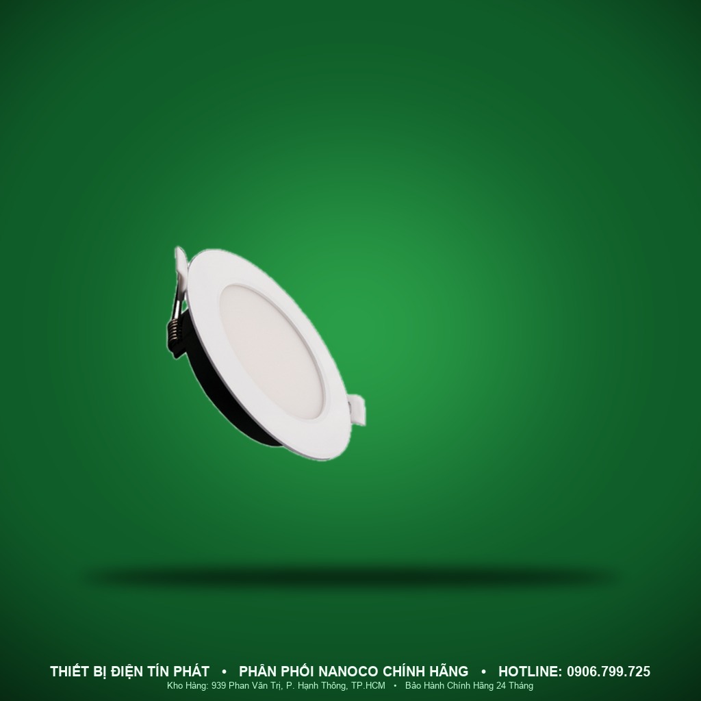 NDL126G110 - NDL126G110 – Đèn Downlight 3S Series viền vàng, 12W, trắng 6500K, khoét lỗ Ø110mm - Nanoco