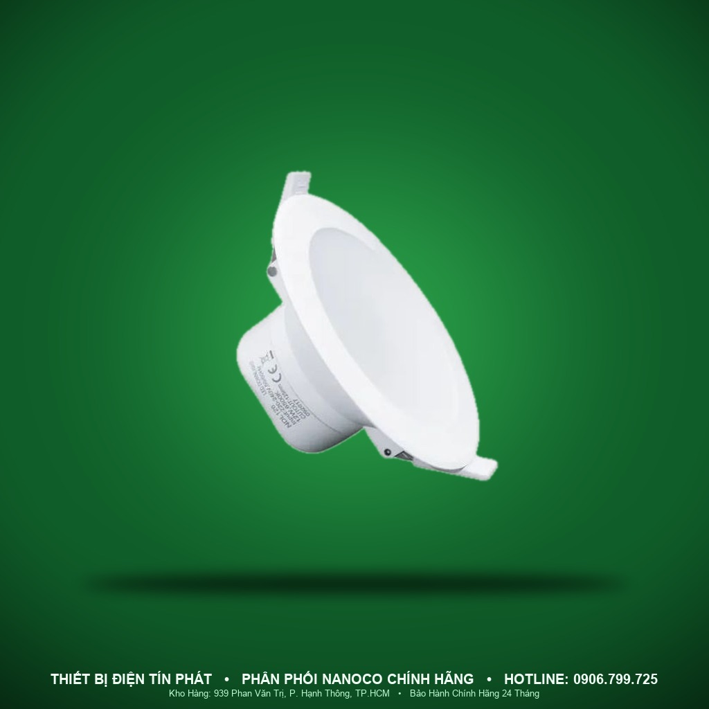NDL143 - NDL143 – Đèn Downlight, 14W, vàng 3000K, khoét lỗ Ø120mm - Nanoco