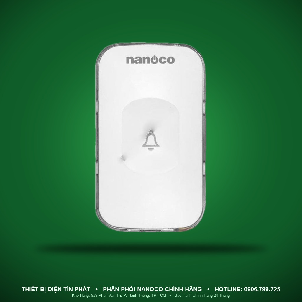 NDT15 - NDT15- Nút chuông không dây dùng cho ND156/ND157 - Nanoco