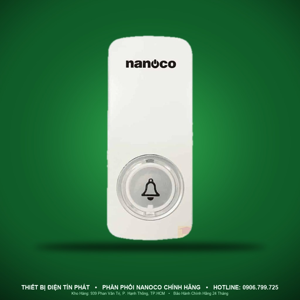 NDT153W - NDT153W- Nút chuông màu trắng dùng cho ND153W - Nanoco