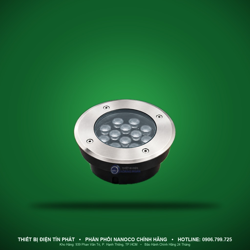 NGLS123-24 - NGLS123-24 – Đèn âm đất Stella 12W, DC24V, 3000K, IP65 - Nanoco