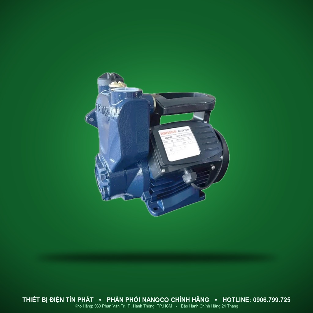 NGP200 - NGP200- Máy bơm đẩy cao có tay xách, 200W, 36L/phút, cột áp 28m - Nanoco