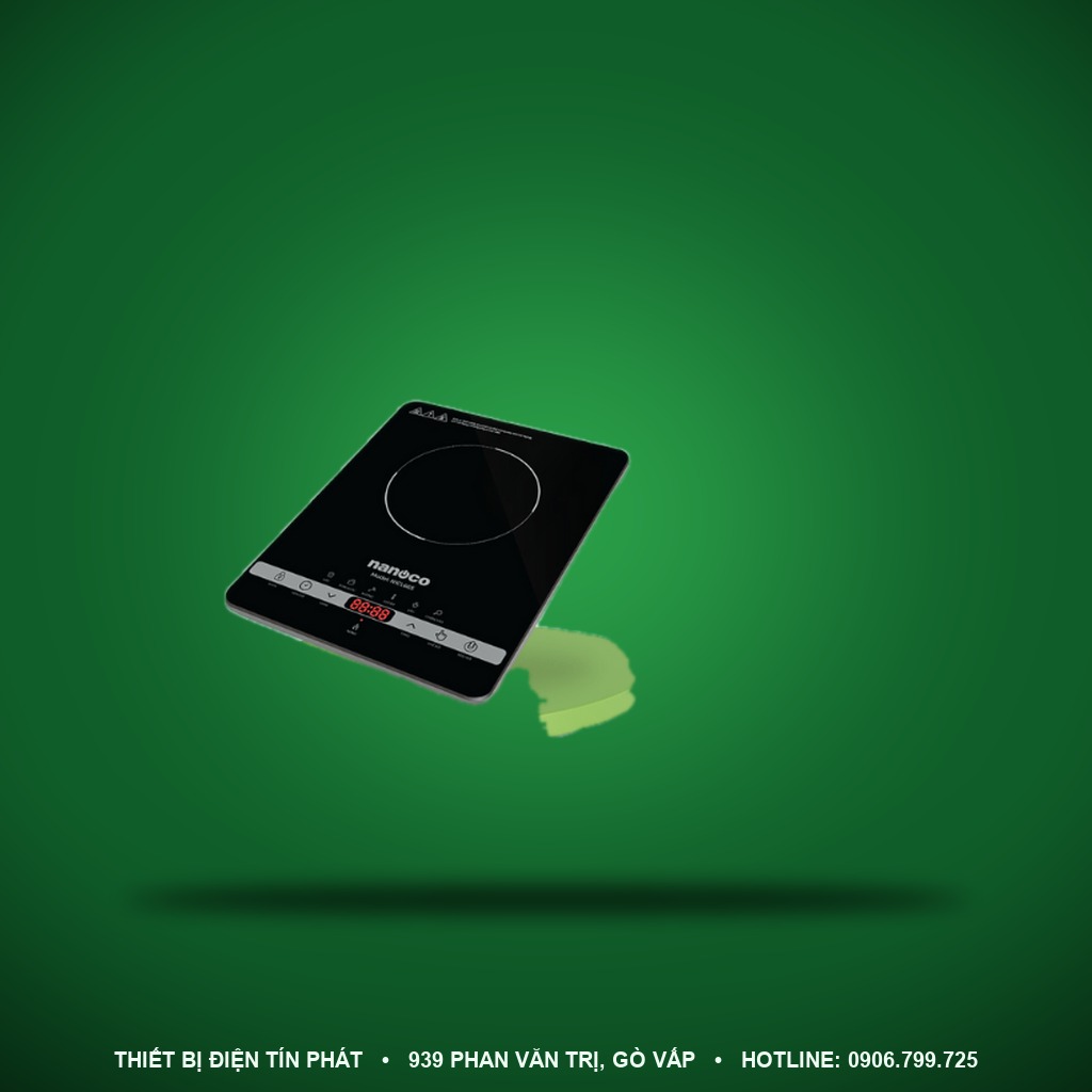 NICL665 - NICL665- Bếp hồng ngoại đơn, 2000W, mặt kính Crystal - Nanoco