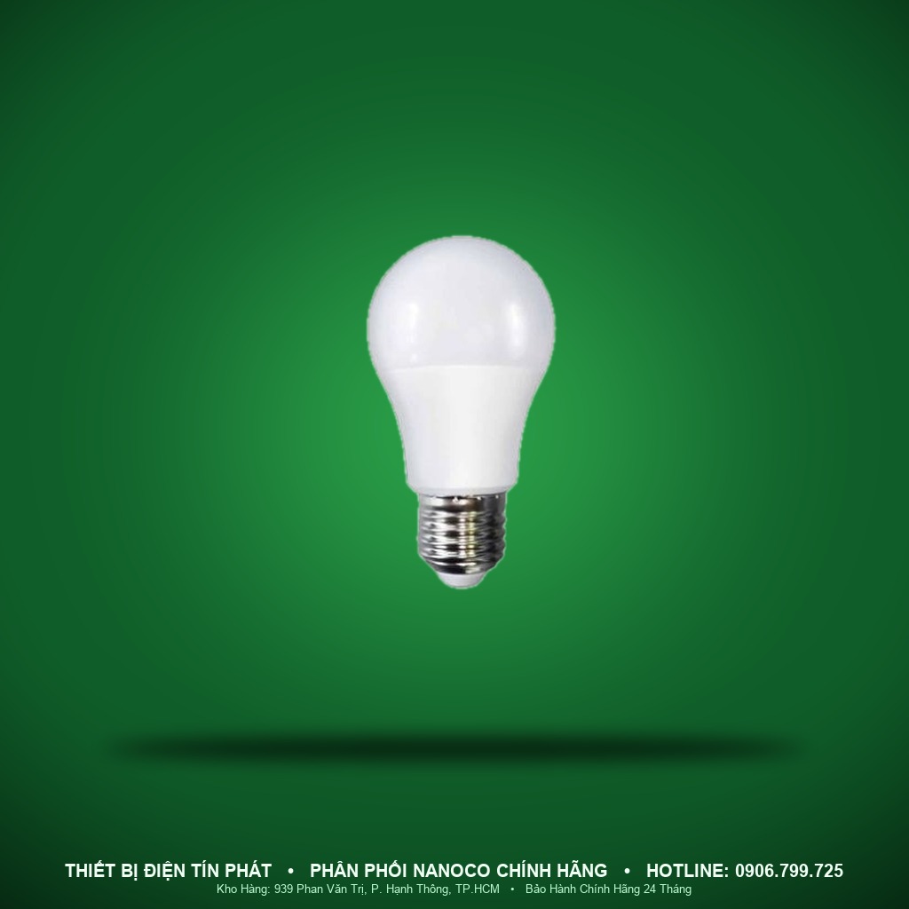 NLBA156 - NLBA156 – Đèn LED Bulb tròn E27 15W 6500K - Nanoco