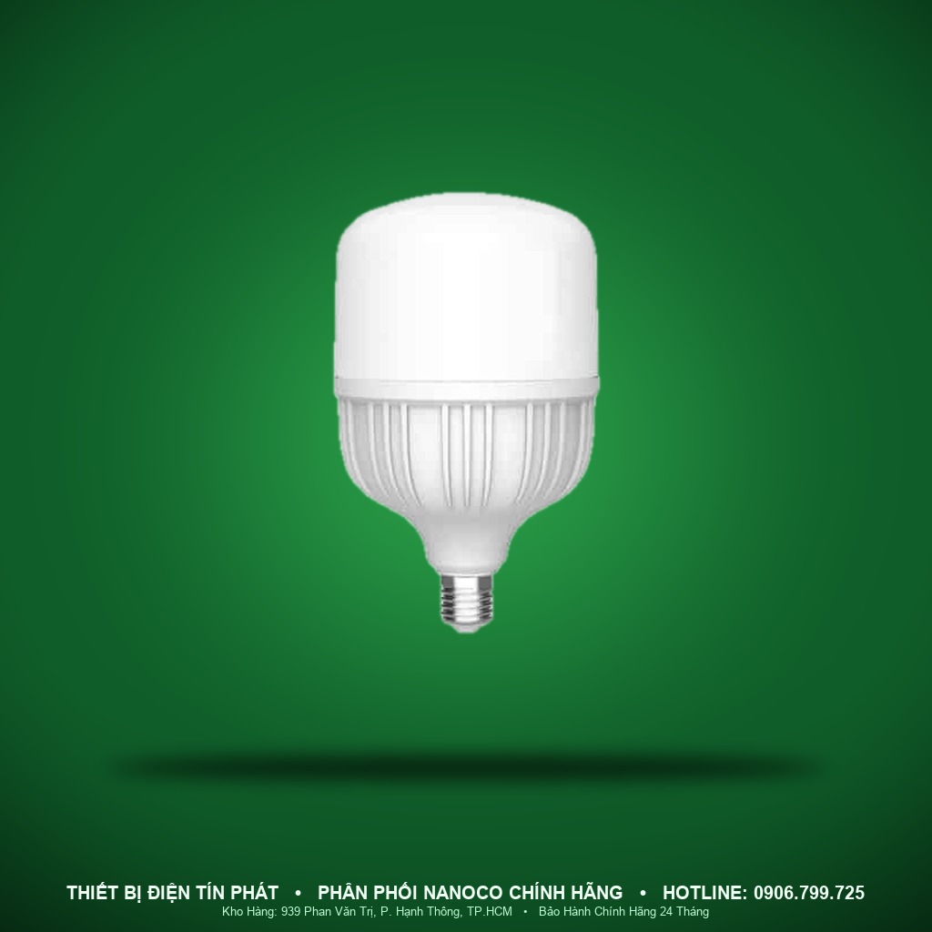 NLBT406 - NLBT406 – Đèn LED Bulb trụ E27 40W 6500K - Nanoco