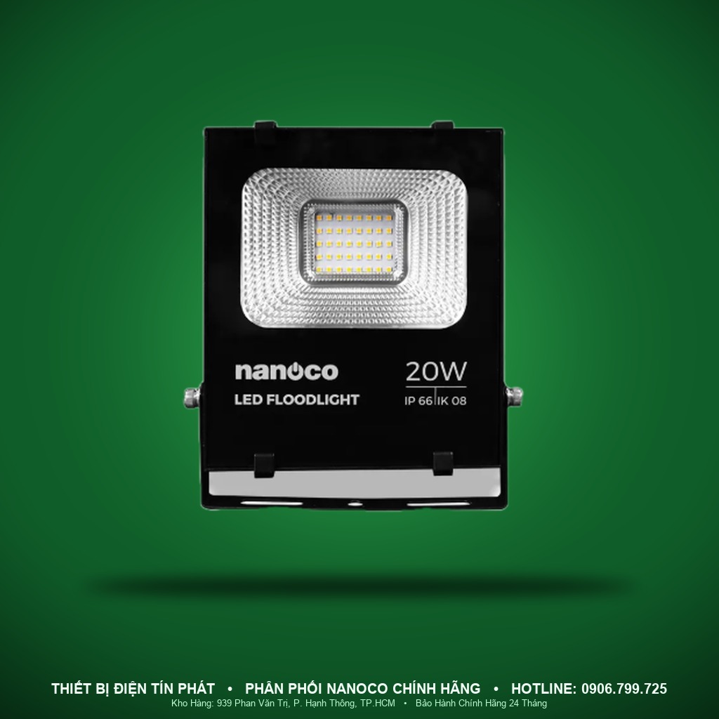 NLFH0206 - NLFH0206 Đèn pha High Series 20W 6500K IP66 - Nanoco