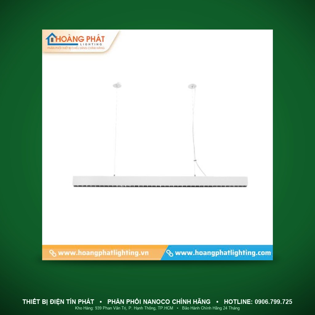 NLNG365W - NLNG365W – Đèn thả trần Linear trắng, 36W, góc chiếu 24°, trắng 5700K - Nanoco