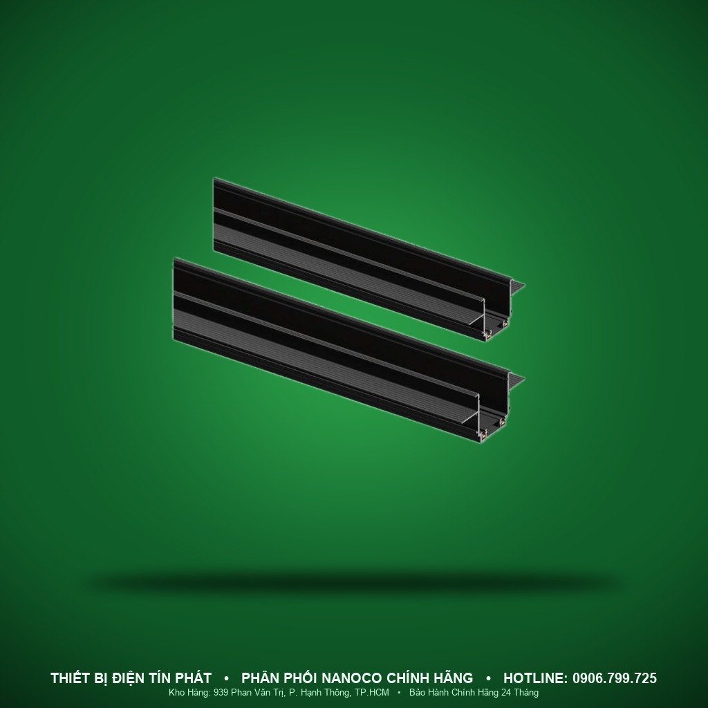 NMG1-RR10 - NMG1-RR10 – Thanh ray nam châm lắp âm khoét trần W34,2/H22mm dài 1m - Nanoco
