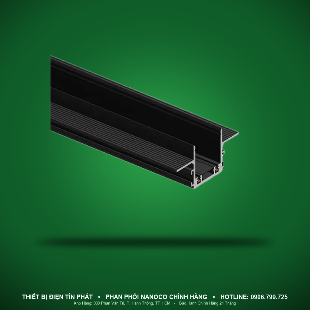 NMG1-RR20 - NMG1-RR20 – Thanh ray nam châm lắp âm khoét trần W34,2/H22mm dài 2m - Nanoco