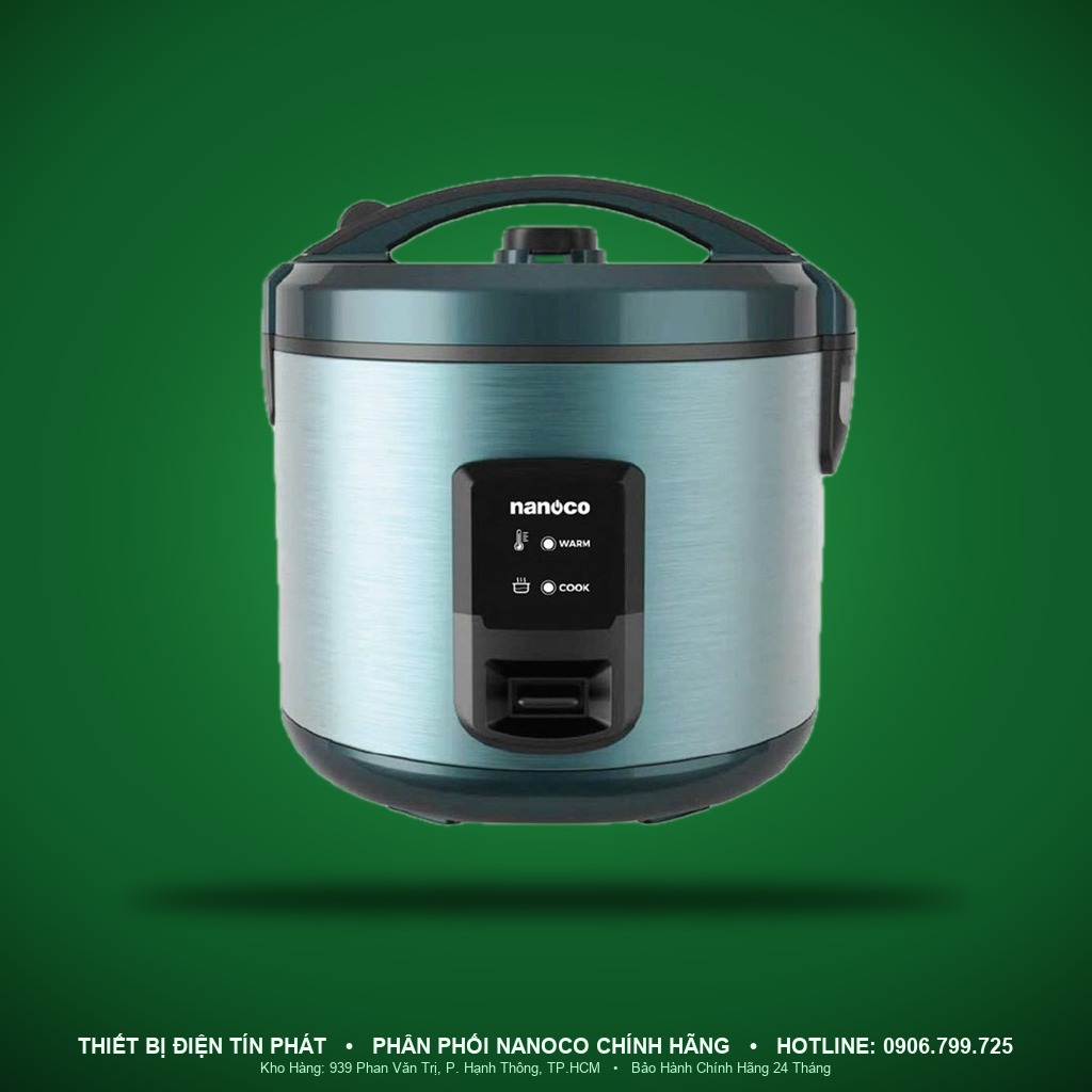 NRC02890B - NRC02890B- Nồi cơm điện nắp rời, xanh dương, 2,8L, 1000W - Nanoco