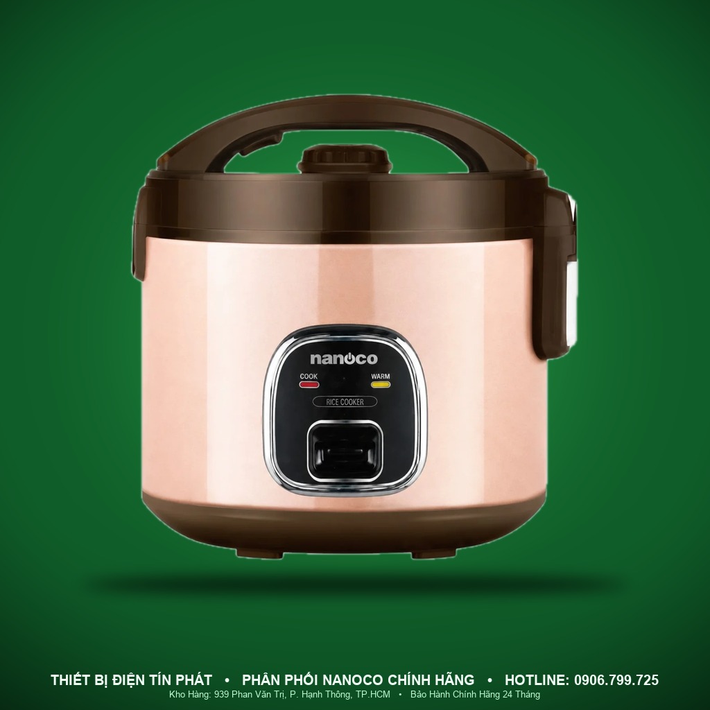 NRC1865P - NRC1865P- Nồi cơm điện nắp rời, hồng, 1,8L, 700W - Nanoco