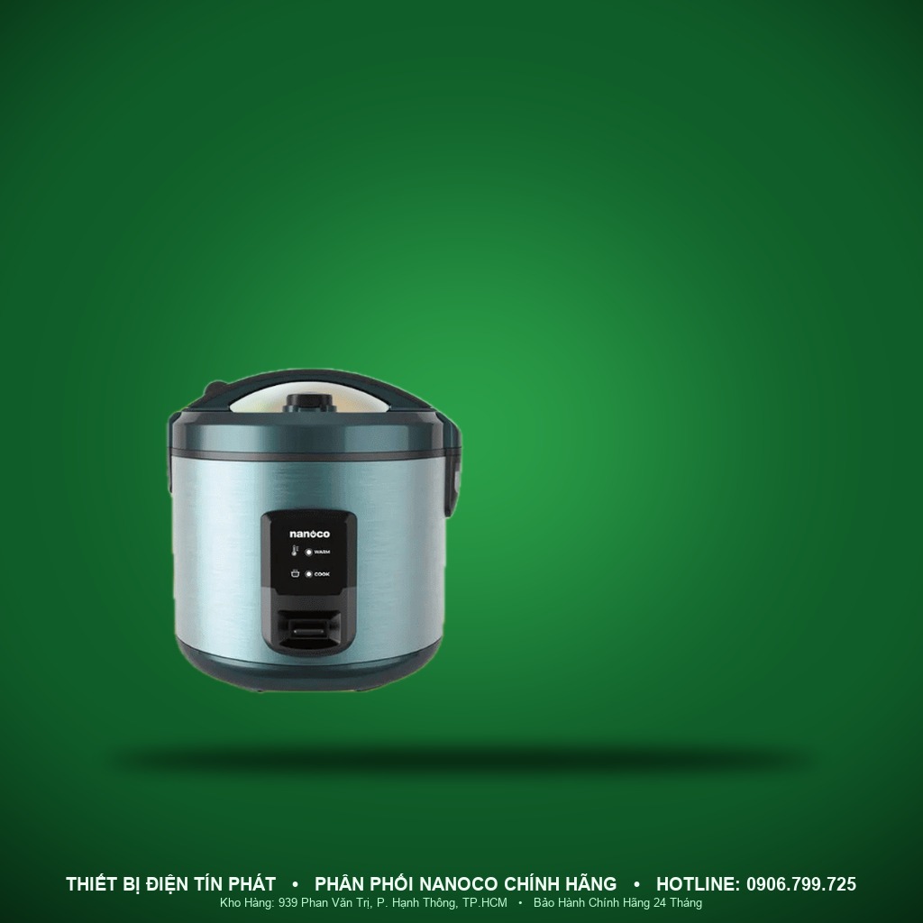 NRC2285P - NRC2285P- Nồi cơm điện nắp rời, hồng, 2,2L, 900W - Nanoco
