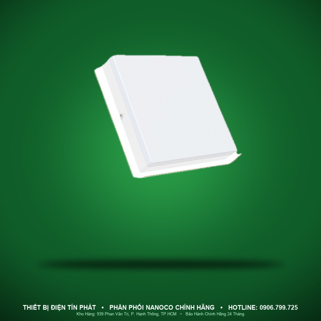NRP2241S - NRP2241S – Đèn ốp nổi tràn viền Nancy vuông, 22W, trung tính 4000K - Nanoco