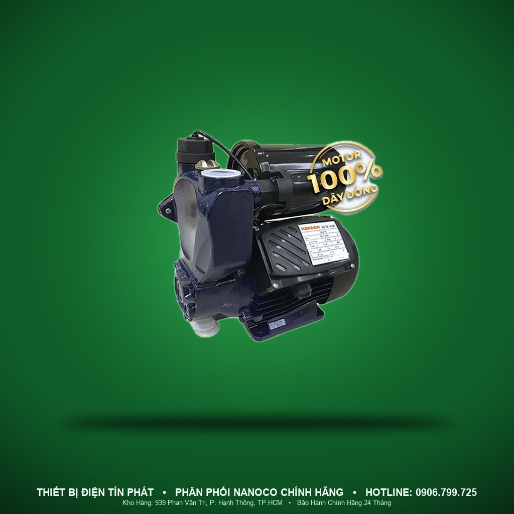 NSP400 - NSP400- Máy bơm đẩy cao có tay xách, 400W, 40L/phút, cột áp 32m - Nanoco