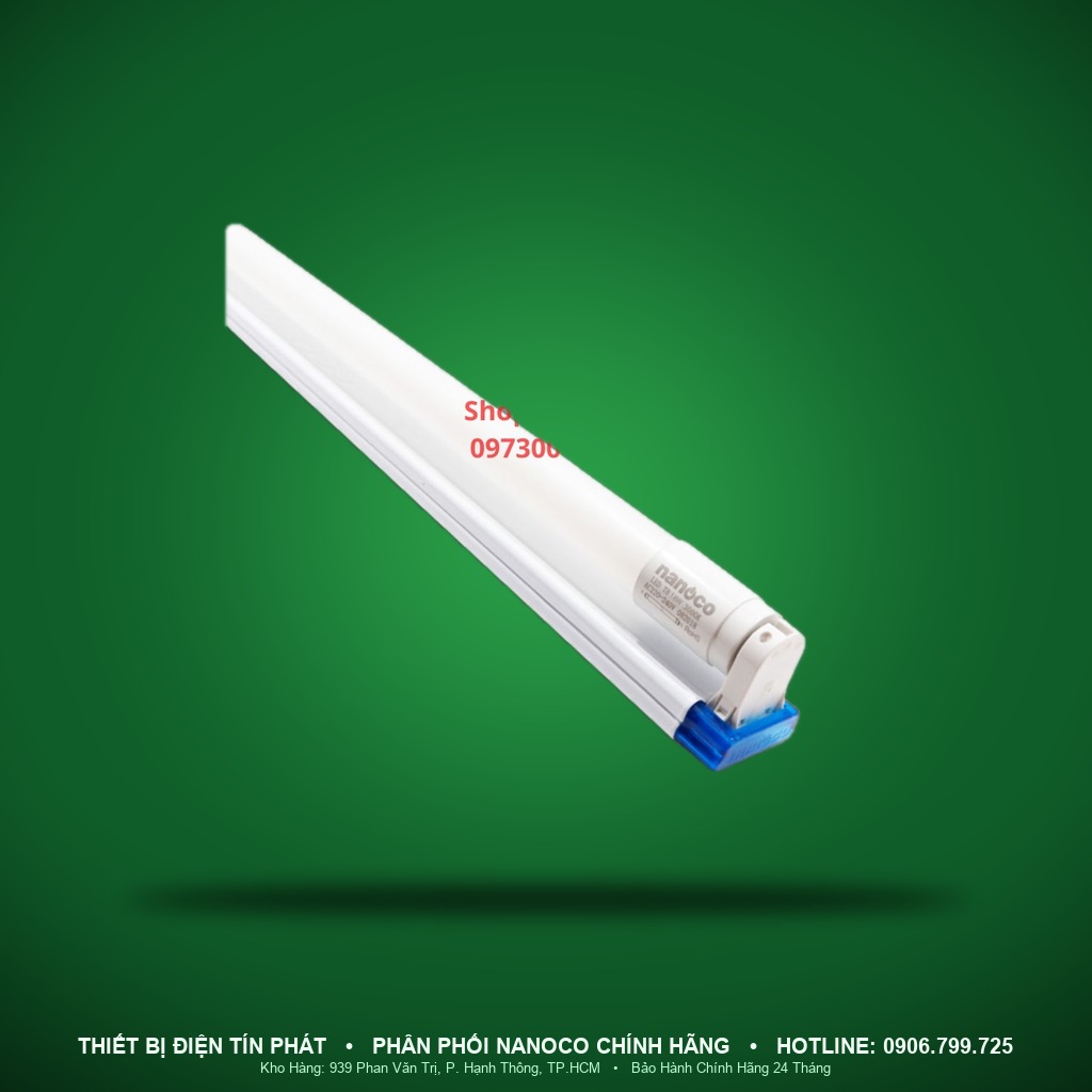 NT8F118N6 - NT8F118N6 – Bộ máng đèn T8 thủy tinh bọc nhựa 18W 6500K dài 1,2m - Nanoco