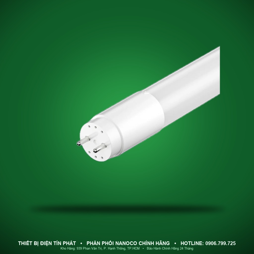 NT8P223 - NT8P223 – Đèn LED tuýp T8 thủy tinh bọc nhựa 22W 3000K dài 1,2m - Nanoco