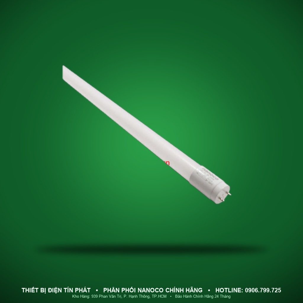 NT8T0931 - NT8T0931 – Đèn LED tuýp T8 thủy tinh bọc nhựa 9W 3000K dài 0,6m - Nanoco