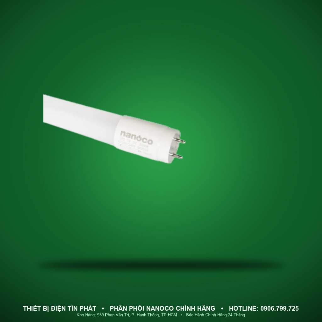 NT8T223 - NT8T223 – Đèn LED tuýp T8 thủy tinh bọc nhựa 22W 3000K dài 1,2m - Nanoco